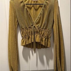 Misty Rose Gold Women's Top